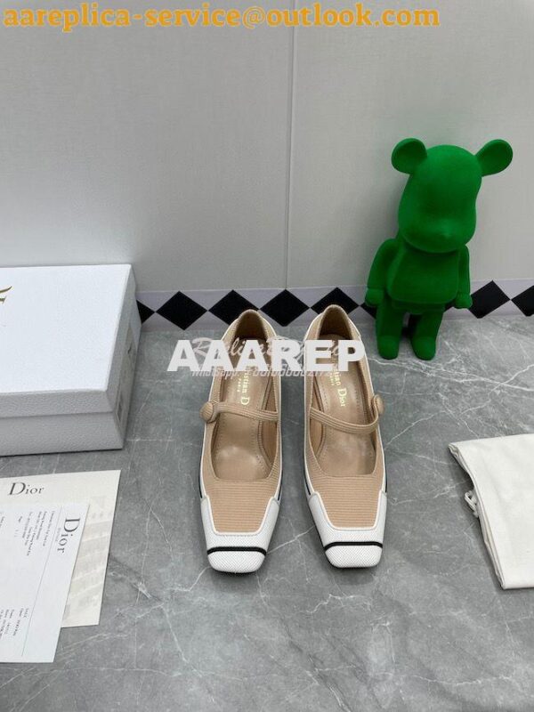 Replica Dior D-Motion Pumps Technical Fabric and Rubber KCP947 5