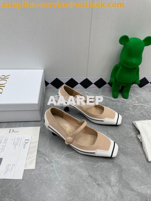 Replica Dior D-Motion Pumps Technical Fabric and Rubber KCP947 6