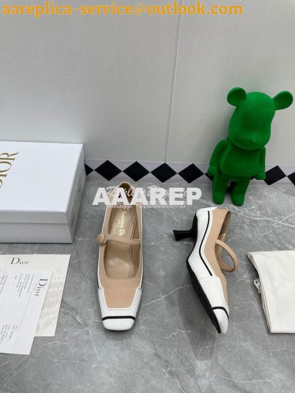 Replica Dior D-Motion Pumps Technical Fabric and Rubber KCP947 8