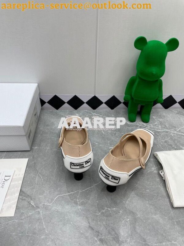 Replica Dior D-Motion Pumps Technical Fabric and Rubber KCP947 9