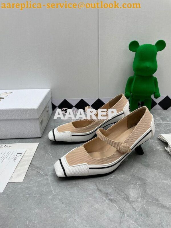 Replica Dior D-Motion Pumps Technical Fabric and Rubber KCP947 10