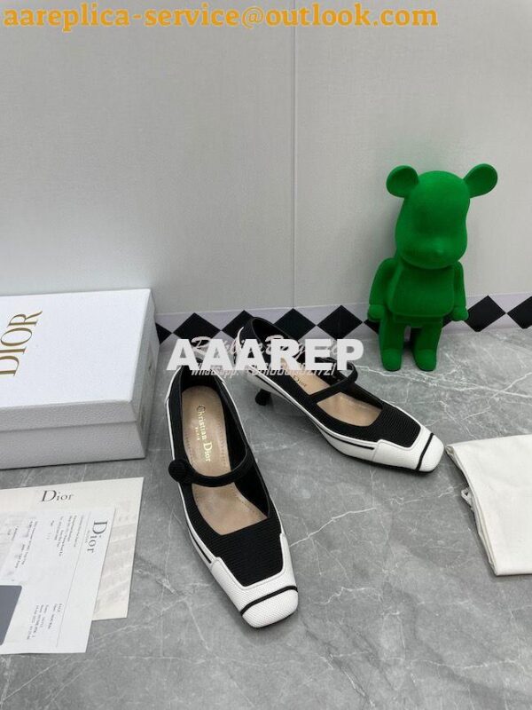 Replica Dior D-Motion Pumps Technical Fabric and Rubber KCP947 14