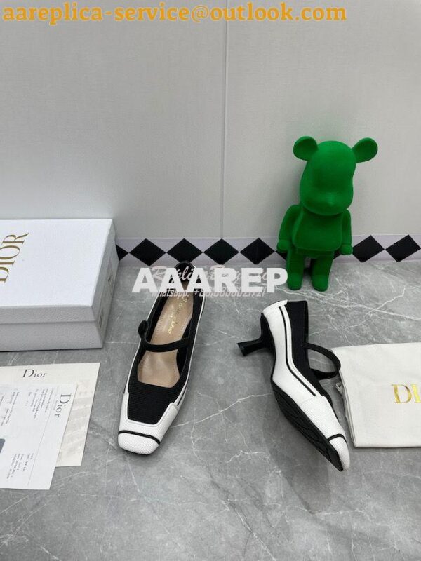 Replica Dior D-Motion Pumps Technical Fabric and Rubber KCP947 15