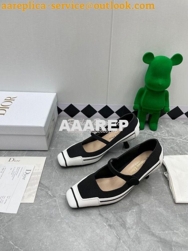 Replica Dior D-Motion Pumps Technical Fabric and Rubber KCP947 17