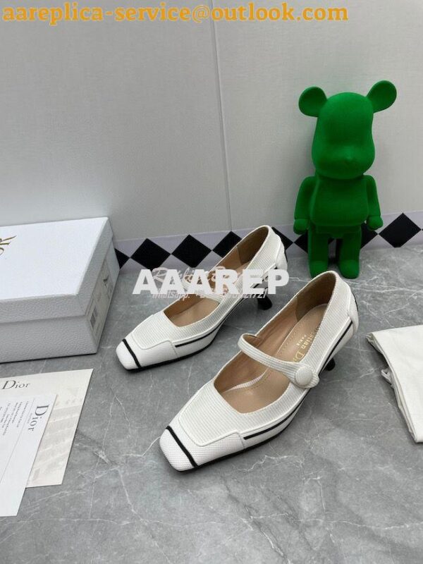 Replica Dior D-Motion Pumps Technical Fabric and Rubber KCP947 24