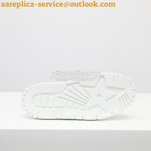 Replica Dior D-Player Sneaker Grey Quilted Nylon KCK315N 10