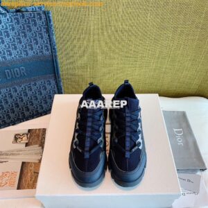 Replica Dior D-Connect Sneaker Technical Fabric Blue