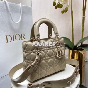 Replica Dior My ABCdior Lady Dior Bag Lambskin M0538 Natural