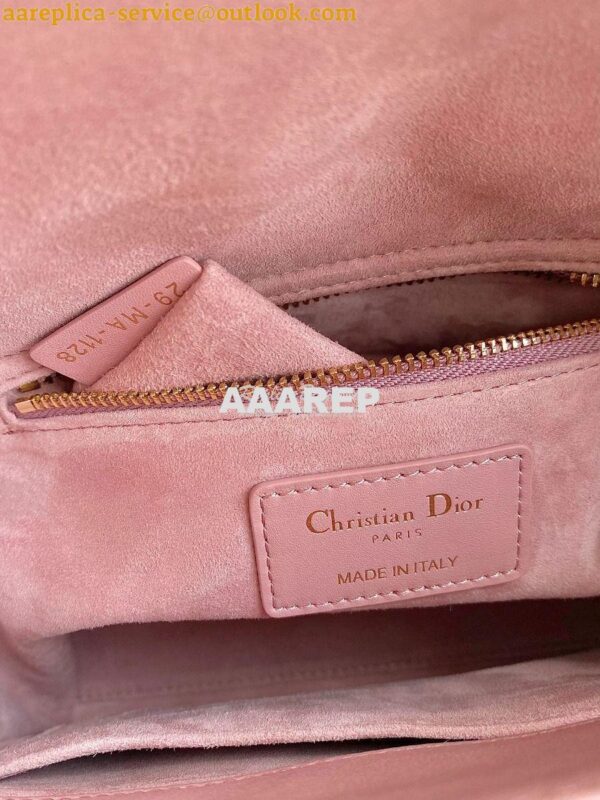 Replica Dior My ABCdior Lady Dior Bag M0538 Antique Pink Cannage Lambs 11