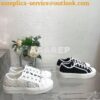 Replica Dior Vibe Sneaker White Mesh and Silver-Tone Leather KCK337