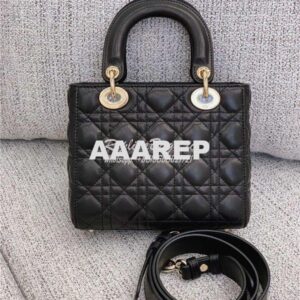 Replica Dior My ABCdior Lady Dior Bag M0538 Black 2