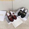 Replica Dior Code Loafer Black Brushed Calfskin KDB749