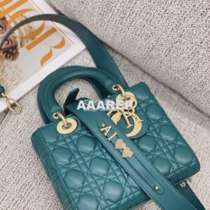 Replica Dior My ABCdior Lady Dior Bag M0538 Peacock Green 2