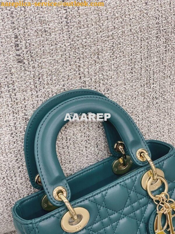 Replica Dior My ABCdior Lady Dior Bag M0538 Peacock Green 6