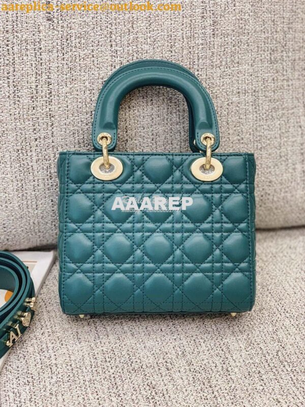 Replica Dior My ABCdior Lady Dior Bag M0538 Peacock Green 15