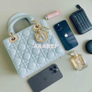 Replica Dior My ABCdior Lady Dior Bag M0538 Placid Blue Cannage Lambsk 2