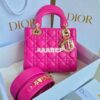 Replica Dior My ABCdior Lady Dior Bag M0538 Sand-Colored Cannage Lambs 2