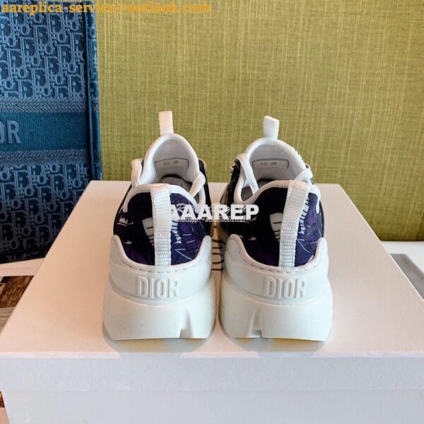 Replica Dior D-Connect Sneaker Technical Fabric Butterfly Print 8