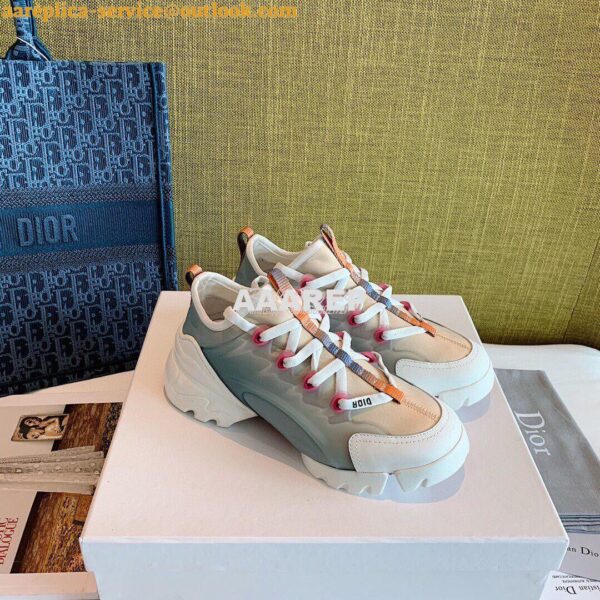 Replica Dior D-Connect Sneaker Technical Fabric Dioraura Multicolor Gr 3