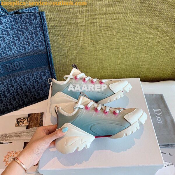 Replica Dior D-Connect Sneaker Technical Fabric Dioraura Multicolor Gr 7
