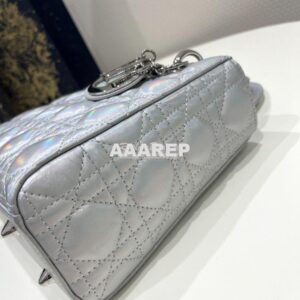 Replica Dior My ABCdior Lady Dior Bag M0538 Silver-Tone Iridescent and 2