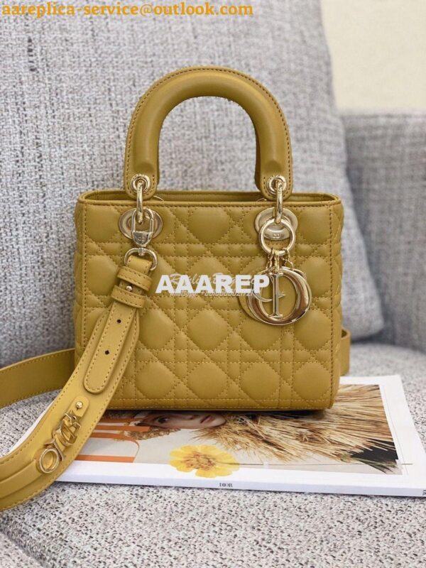 Replica Dior My ABCdior Lady Dior Bag M0538 Yellow 3