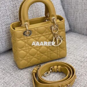 Replica Dior My ABCdior Lady Dior Bag M0538 Yellow 2