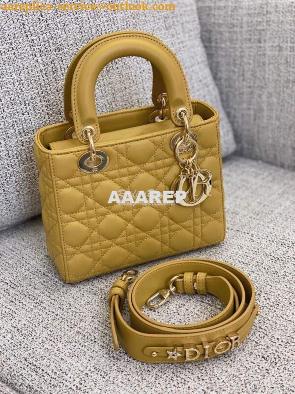 Replica Dior My ABCdior Lady Dior Bag M0538 Yellow 4