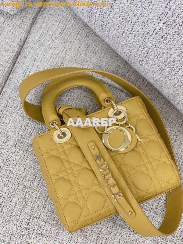 Replica Dior My ABCdior Lady Dior Bag M0538 Yellow 5