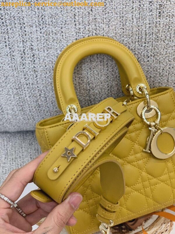 Replica Dior My ABCdior Lady Dior Bag M0538 Yellow 8