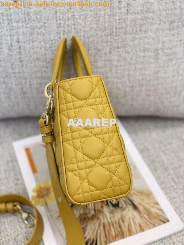 Replica Dior My ABCdior Lady Dior Bag M0538 Yellow 10