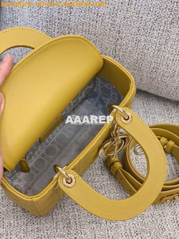 Replica Dior My ABCdior Lady Dior Bag M0538 Yellow 12