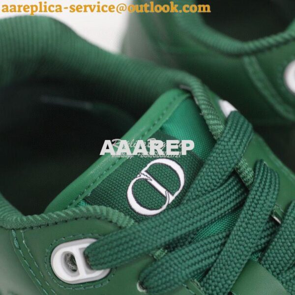 Replica Dior World Tour B27 Low-Top Sneaker Green Oblique Galaxy Leath 10