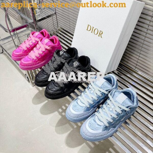 Replica Dior x ERL 2023 Cannage Sneakers Men Female 5