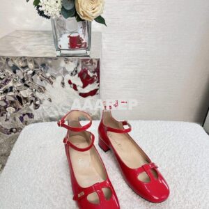 Replica Dior Aime Ballet Pump Red Patent Calfskin KCB805 2