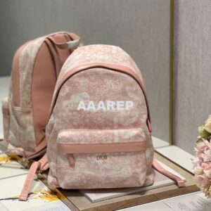 Replica Dior Pink Toile De Jouy DiorTravel Backpack Technical Fabric M 2