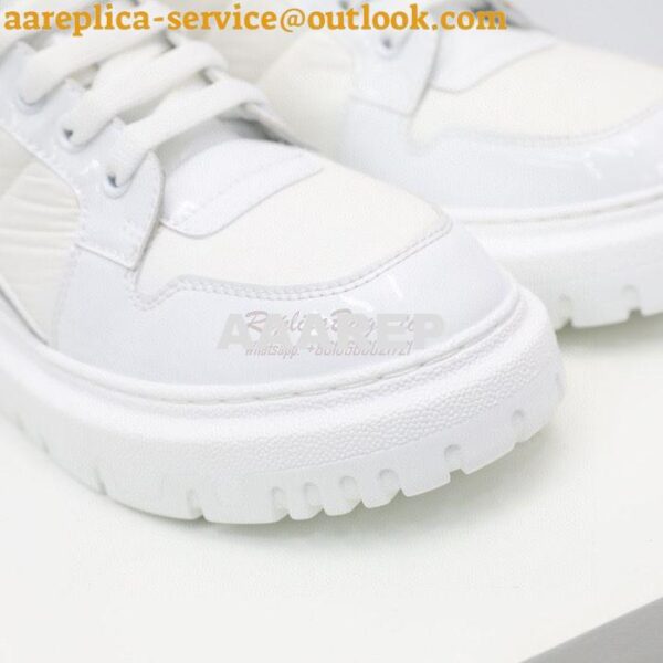 Replica Dior D-Player Sneaker White Quilted Nylon KCK315N 11