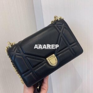 Replica Dior Quilted Cannage Small Diorama Lambskin M0421