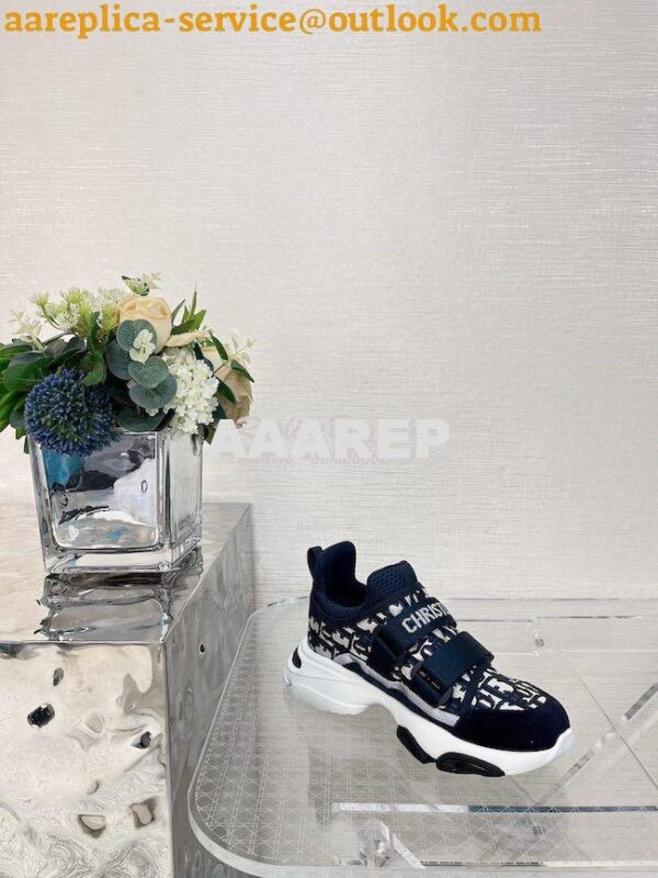 Replica Dior D-Wander Sneaker Oblique Technical Fabric KCK299 6