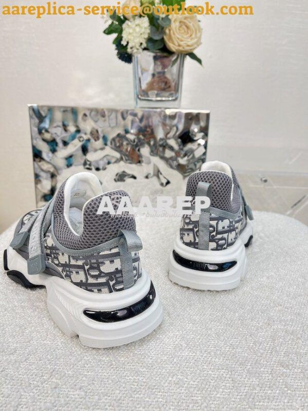 Replica Dior D-Wander Sneaker Oblique Technical Fabric KCK299 16