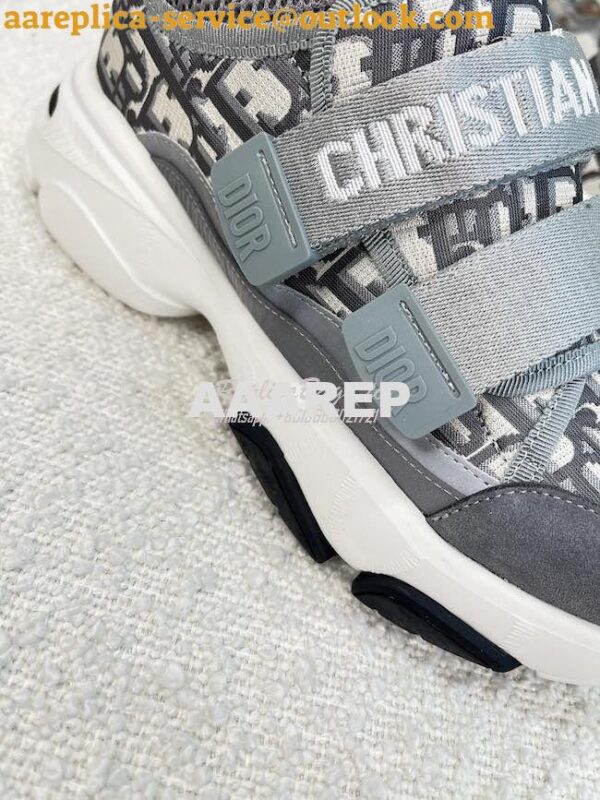 Replica Dior D-Wander Sneaker Oblique Technical Fabric KCK299 19