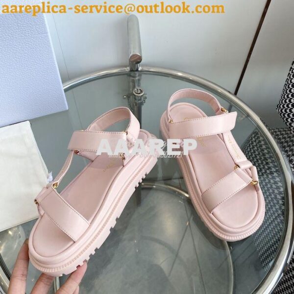 Replica Dior D-Wave Sandals in Lambskin KCQ893 7