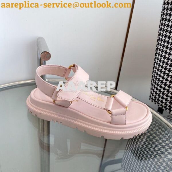 Replica Dior D-Wave Sandals in Lambskin KCQ893 8