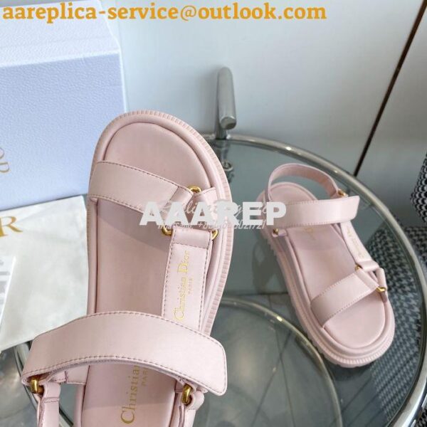 Replica Dior D-Wave Sandals in Lambskin KCQ893 10