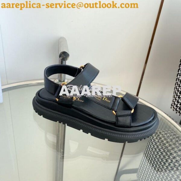 Replica Dior D-Wave Sandals in Lambskin KCQ893 14