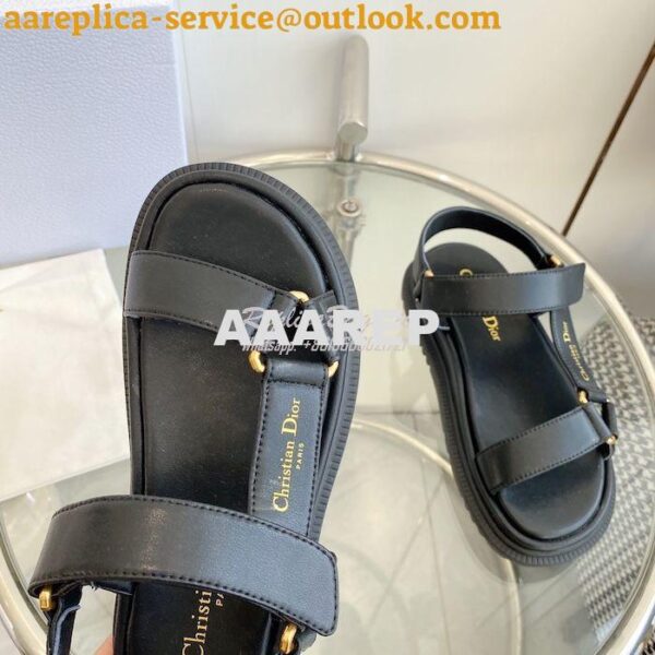 Replica Dior D-Wave Sandals in Lambskin KCQ893 15