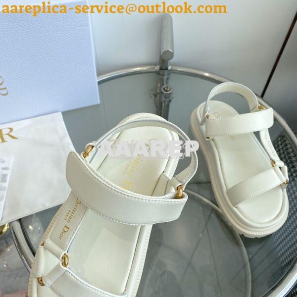 Replica Dior D-Wave Sandals in Lambskin KCQ893 21