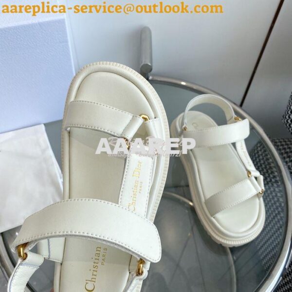 Replica Dior D-Wave Sandals in Lambskin KCQ893 22