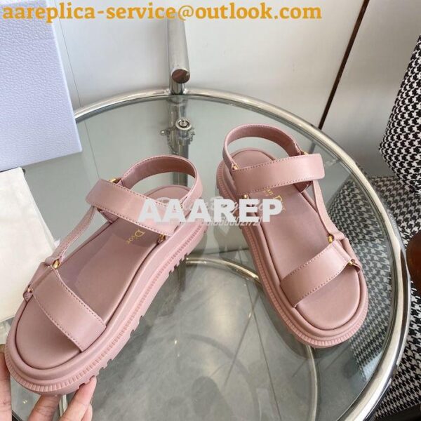 Replica Dior D-Wave Sandals in Lambskin KCQ893 26