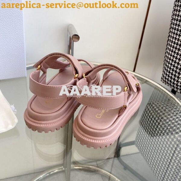 Replica Dior D-Wave Sandals in Lambskin KCQ893 27